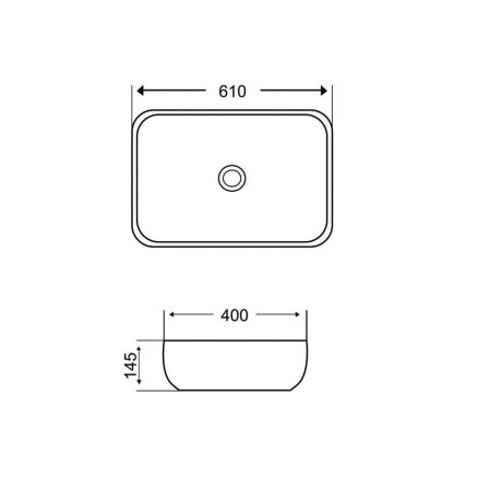 Раковина Grossman GR-3049 61 белая