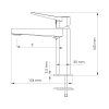 Смеситель для раковины WasserKRAFT Aula 1103 хром