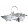 Мойка кухонная Grohe K400 31570SD0 со смесителем, нержавеющая сталь, матовая