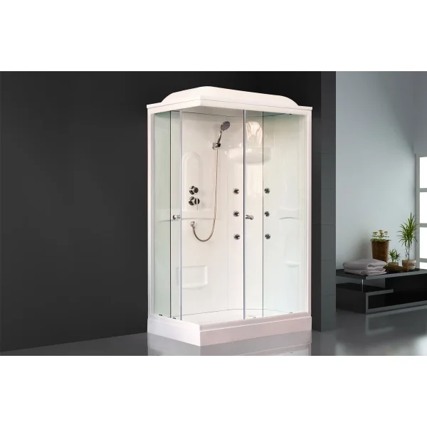 Душевая кабина 120x80x217 см Royal Bath RB8120HP2-T-R прозрачное