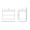 Тумба с раковиной BelBagno Etna ETNA-1000-2C-SO-RN-P 100 Rovere Nature