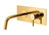 Смеситель Paffoni Light LIG101HGSP/M для раковины, золото