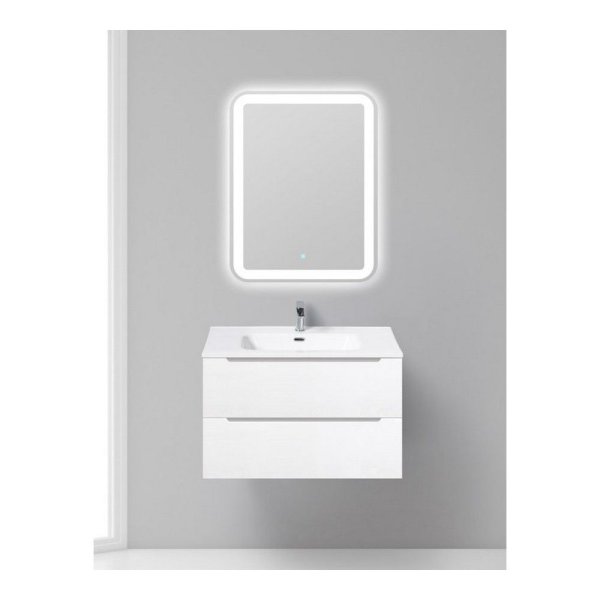 Тумба с раковиной BelBagno Etna ETNA-800-2C-SO-BL-P 80 Bianco Lucido