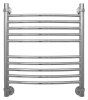 Полотенцесушитель водяной Сунержа Богема 600x500 хром выгнутый, с дополнительной перемычкой