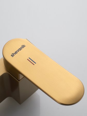 Смеситель для ванны Shevanik S4552G, Золотой сатин