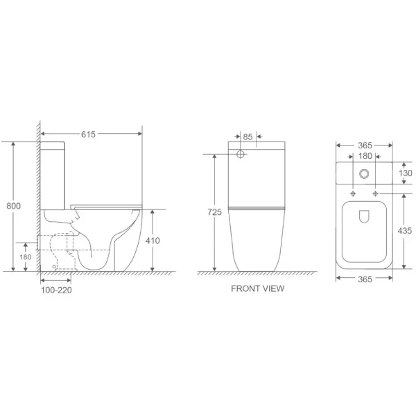 Унитаз напольный BelBagno Luce BB2197CP-TOR/SC безободковый, торнадо, без бачка, с сиденьем микролифт, белый