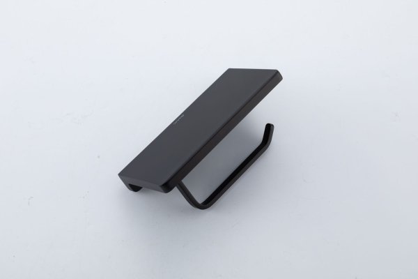 Держатель туалетной бумаги с полочкой Gappo G3NJ07QA03WY-6JF, черный матовый