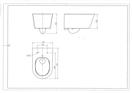 Унитаз подвесной AEB21602H / крышка PG017-ZPA