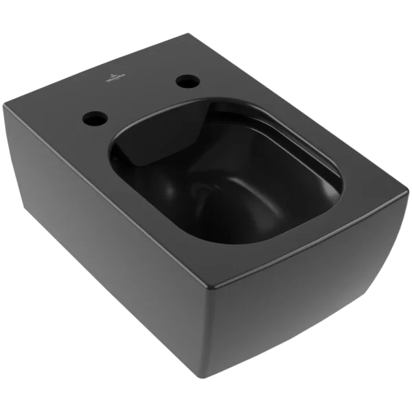 Унитаз подвесной Villeroy & Boch Memento 2.0 4633R0R7 безободковый, черный матовый