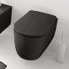 Чаша для подвесного унитаза Kerasan Nolita 531431 черный матовый