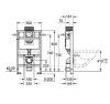 Система инсталляции Grohe Rapid SL 38526000 для унитазов