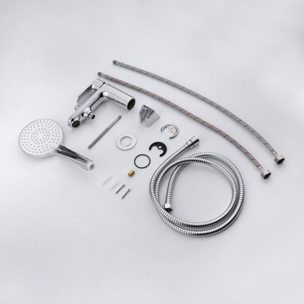 Смеситель врезной на борт ванны на 1 отв. Aquatek AQ1944CR АЛЬФА, хром