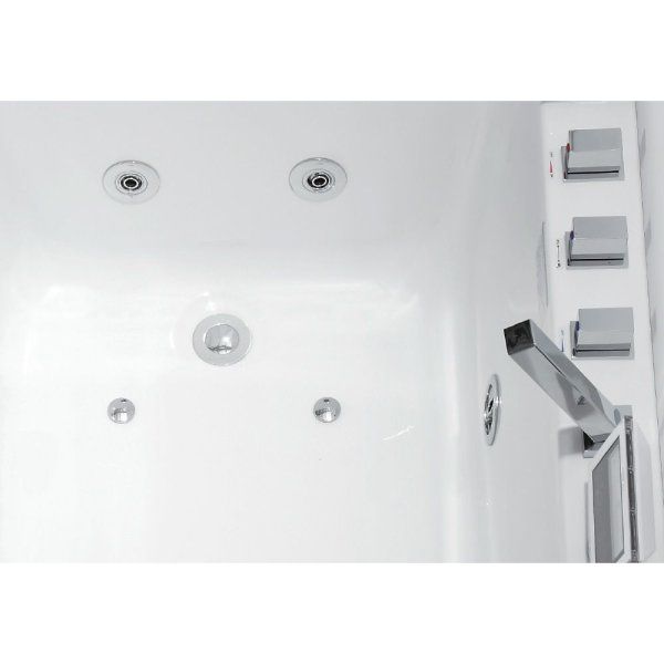 Акриловая ванна Gemy G9066 II O L с гидромассажем