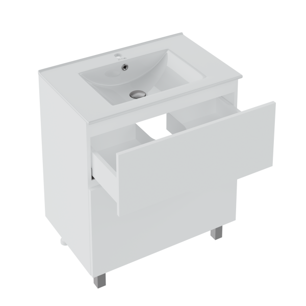 Тумба Runo Палермо 80 напольная под умывальник Teffy 80 (00-00004158)