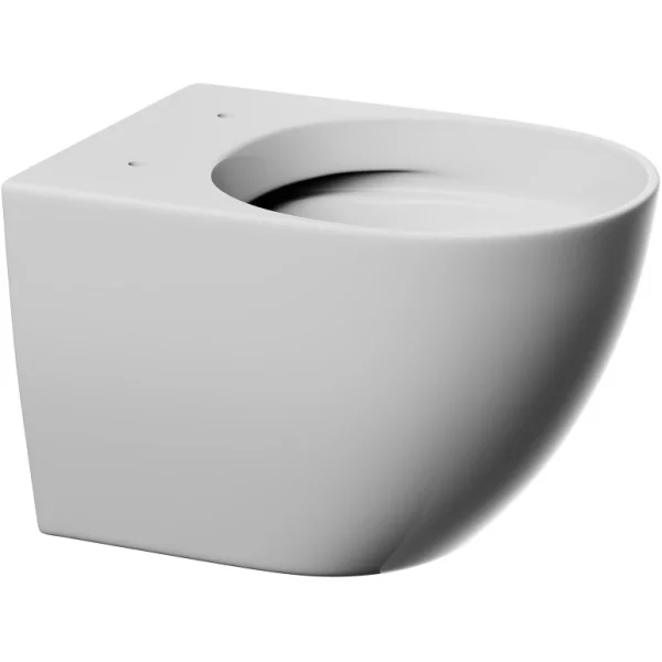 Унитаз подвесной Abber Ultra AC1301 безободковый, с сиденьем микролифт, белый