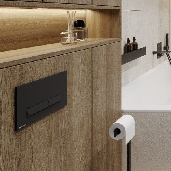 Кнопка смыва Excellent Platto INEX.PL230.150.BL черный