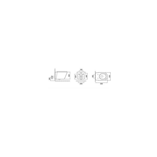 Унитаз подвесной Cerutti SPA Ortler Aria CT7182 микролифт