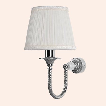 Светильник Tiffany World Murano настенный, хром