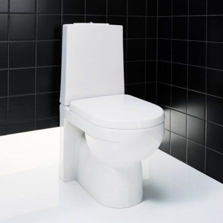 Унитаз-компакт Gustavsberg Artic 4310 GB114310301737/GB114310301231 горизонтальный выпуск, микролифт