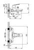 Смеситель для ванны и душа с коротким изливом Zenta Рико Z2303