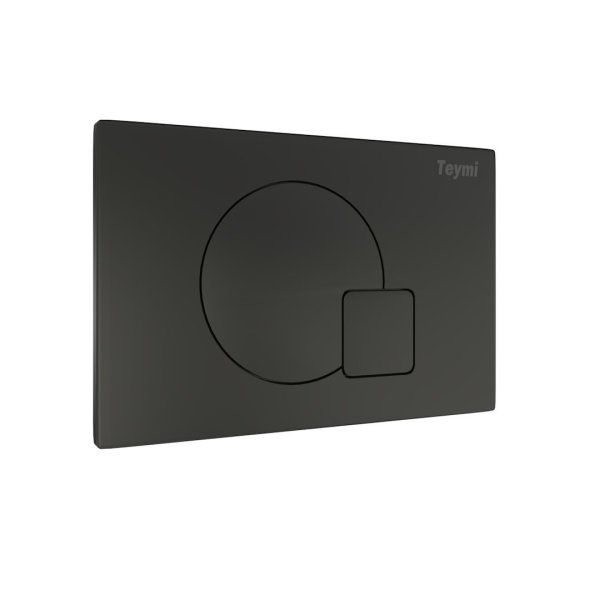 Клавиша смыва Teymi Ellie, двойной смыв, черный матовый T70023BM