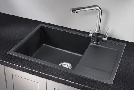 Кухонная мойка Granula 7805, ШВАРЦ