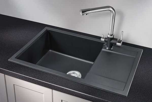 Кухонная мойка Granula 7805, ШВАРЦ