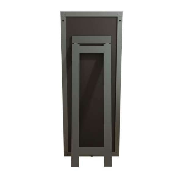 Зеркало MIXLINE "Графика" 600*1500 (ШВ) напольное, алюминиевый профиль (555668)