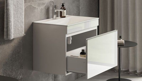 Тумба подвесная Velvex Pulsus 70 Белая (tp.PUL.PUL.70.1Y белый глянец)