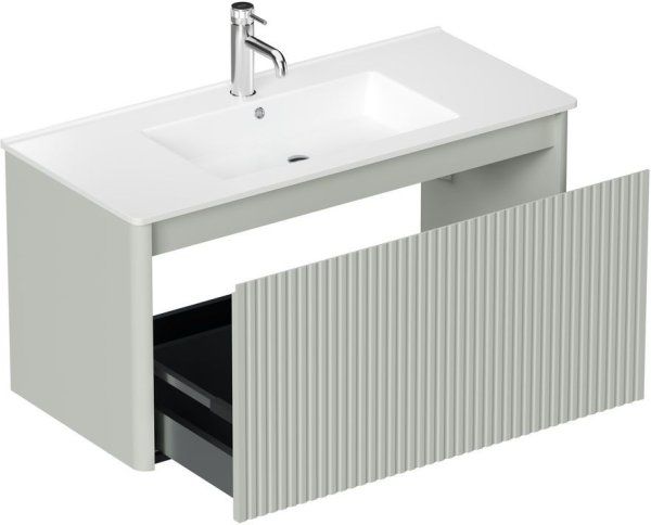 Тумба под раковину Allen Brau Gravity 100 1.370018.PWM папирус матовый