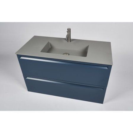 Тумба с раковиной Inda Piccadilly INDA Piccadilly 80BD Blu Denim/Cemento