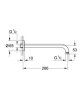 Кронштейн для верхнего душа Grohe Rainshower 28576000