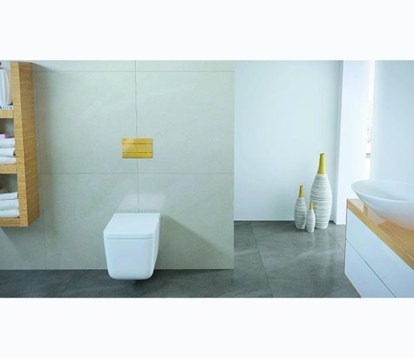 Кнопка смыва Oli Slim 154962 золото