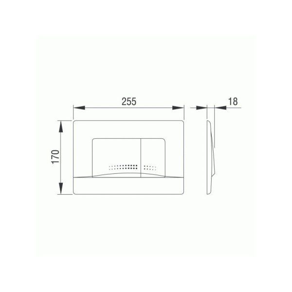 Кнопка смыва Pestan Active 40006360 белый