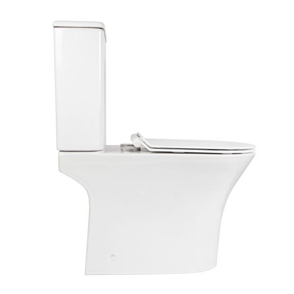 Унитаз напольный безободковый белый с сиденьем микролифт BOND F06-00