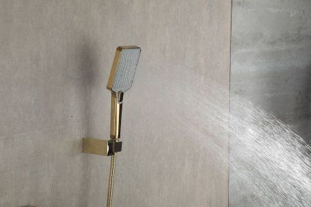 Смеситель для ванны Gappo G3207-3, однорычажный, золото