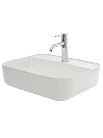 Раковина настольная с отверстием под смеситель AQUAme AQM5001 AQM5001, 505x400x135