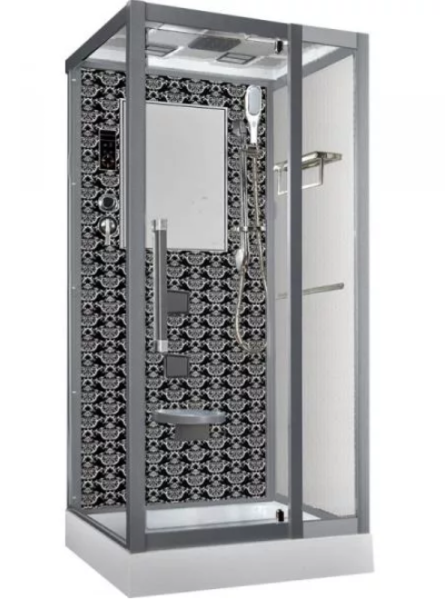 Душевая кабина Niagara Lux 7718B 90х90 см, черный