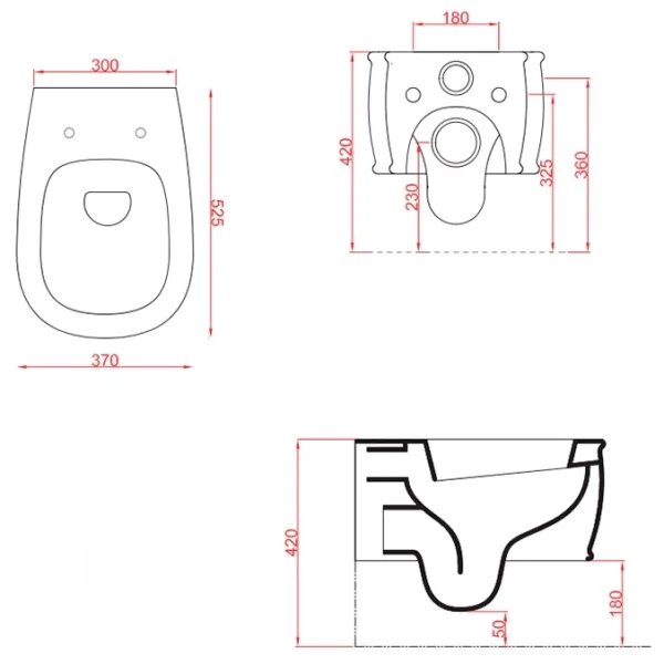 Унитаз подвесной Artceram Atelier ATV001 01 00 безободковый, белый