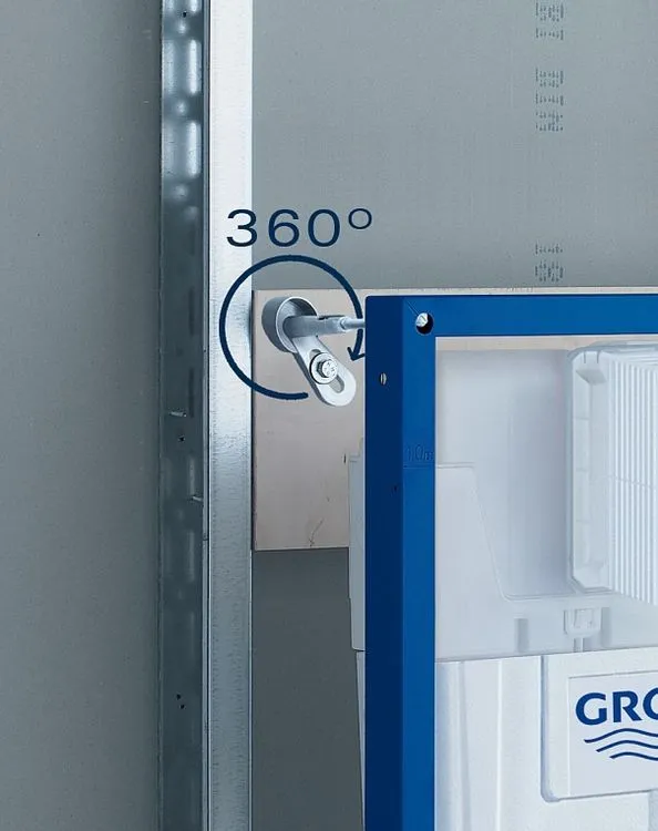 Система инсталляции для унитаза grohe rapid sl 0 82 м для монтажа перед стеной 38526000