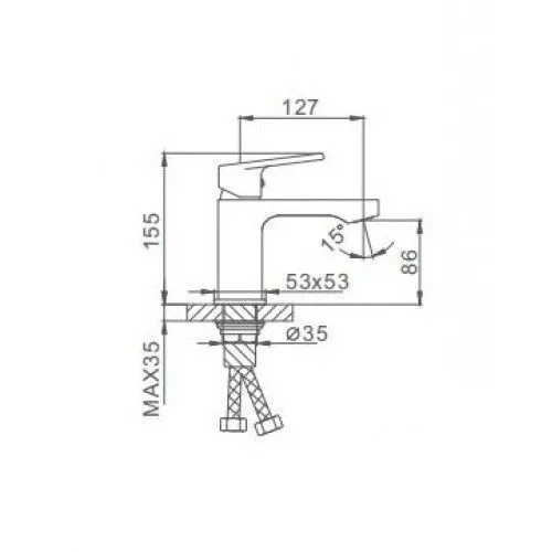 Как установить смеситель для раковины frap f 1072