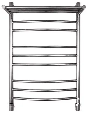 Полотенцесушитель водяной Energy Prestige Modus 80x40 с полкой, хром - купить в Москве по низкой цене в интернет-магазине с доставкой по всей России | HITsant Полотенцесушитель водяной Energy Prestige Modus 80x40 с полкой, хром