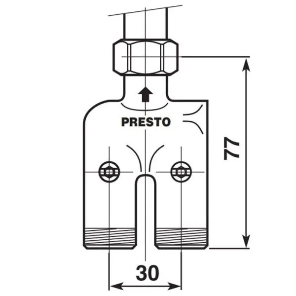 Коллектор Presto 29410 хром - купить в Москве по низкой цене в интернет-магазине с доставкой по всей России | HITsant Коллектор Presto 29410 хром
