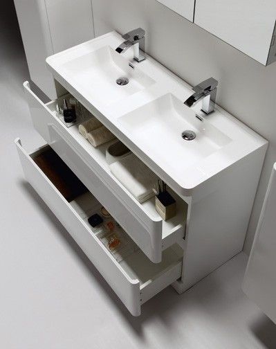 Мебель для ванной BelBagno Energia-N 120 bianco lucido, подвесная