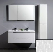 Мебель для ванной BelBagno Ancona-N 120 bianco quadrato, подвесная