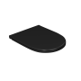 Унитаз подвесной безободковый D&K Matrix DT1396025, 490*370*360мм, сиденье микролифт, черный