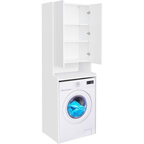 Шкаф для стиральной машины Aquaton Лондри 1A260503LH010 60 белый глянец