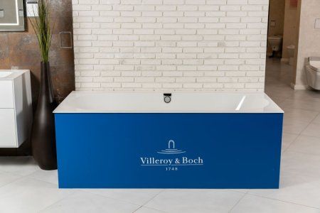 Ванна квариловая Villeroy & Boch Oberon 2.0 SOLO UBQ181OBR2DV-01 180х80 см, альпийский белый