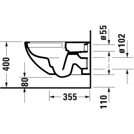 Унитаз подвесной Duravit Architec 45720900A1 микролифт