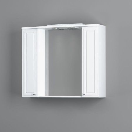 Зеркальный шкаф RedBlu by Damixa Palace One M41MPX0851WG, белый глянцевый